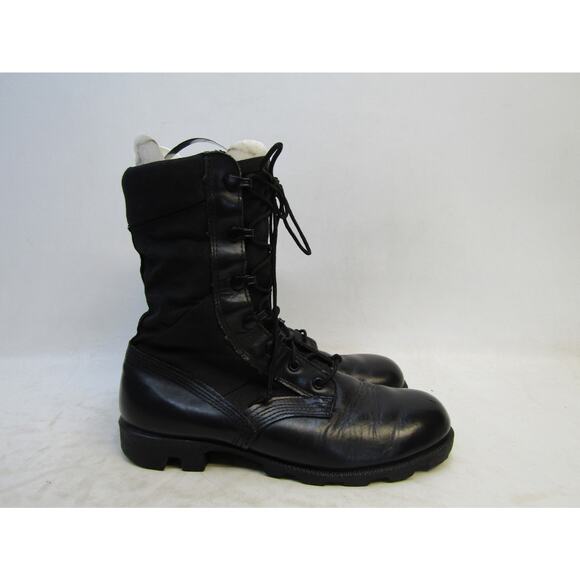 Ro Search Mens Size 7 R Black Leather Soft Toe Lace Up Tactical Work Boots main image 10